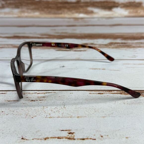 Ray-Ban Square Eyeglass Frames Tortoise Shell Brown Rrplacement Frames RB5228 - Picture 6 of 6